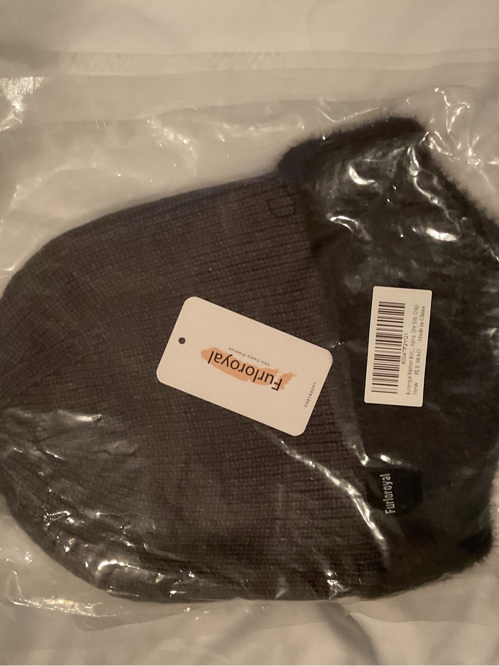 Futuro Men's Black Ribbed Beanie